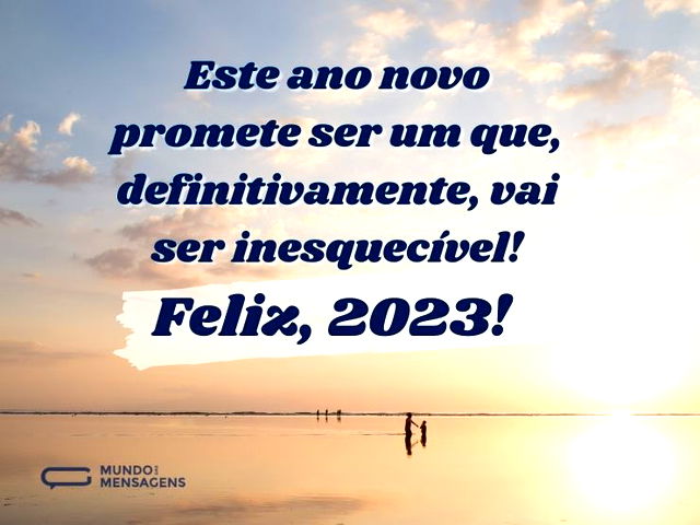 A promessa de um 2024 incrível