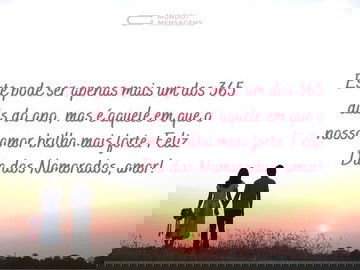 Um brilhante dia dos namorados
