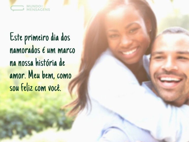 O primeiro Dia dos Namorados da nossa história