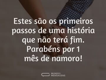Primeiros passos de uma história sem fim