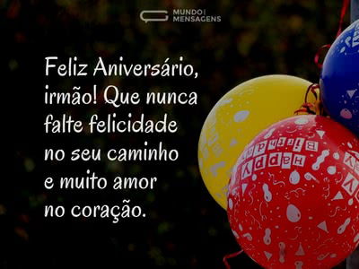 O aniversário do meu irmão