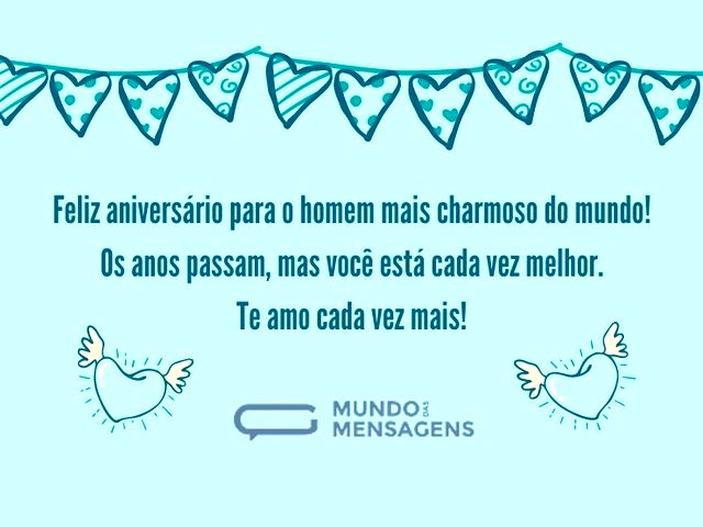 Feliz aniversário para o homem mais char...