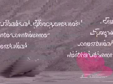 Uma Feliz Bodas de Pipoca