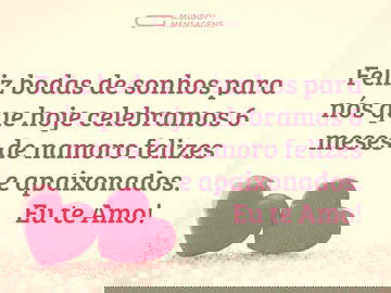 Bodas de sonhos e um namoro apaixonado