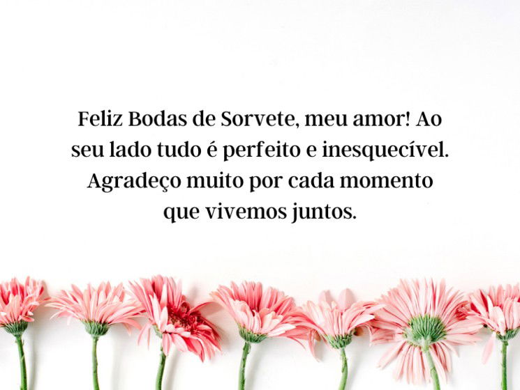 Nossas bodas de sorvete