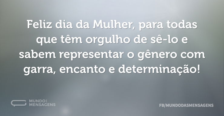 Feliz dia da Mulher para todas as damas do mundo ❤️ É feriado