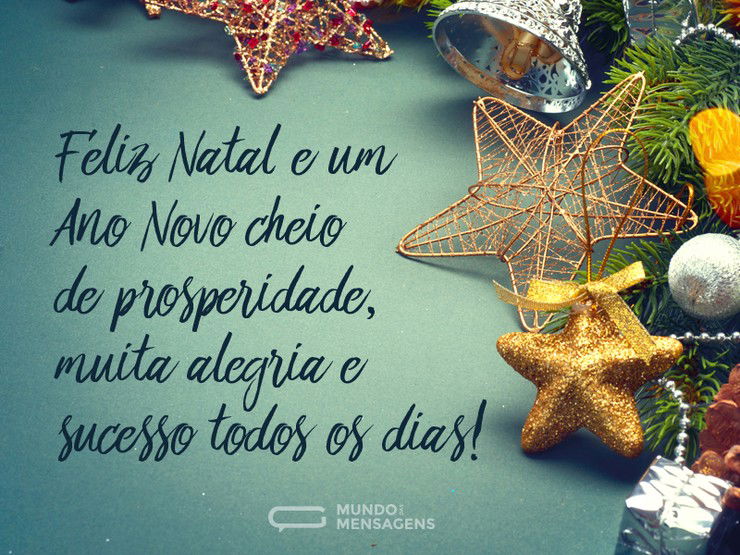 DESEJAMOS UM FELIZ NATAL E UM PRÓSPERO ANO NOVO!