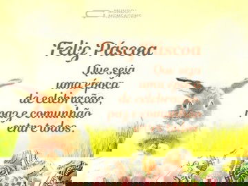 Que seja uma Feliz Páscoa para todos