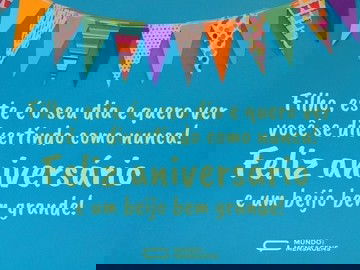 Feliz aniversário e um beijo grande, filho