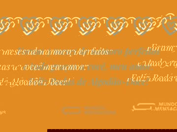 Foram 3 meses de namoro perfeitos 