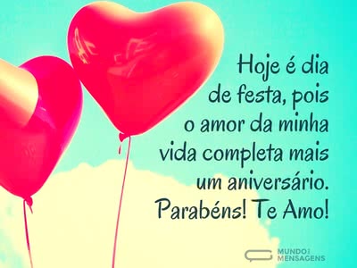 Mais um aniversário, amor