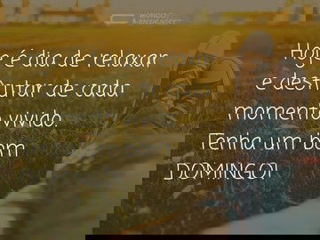 Tenha um bom domingo