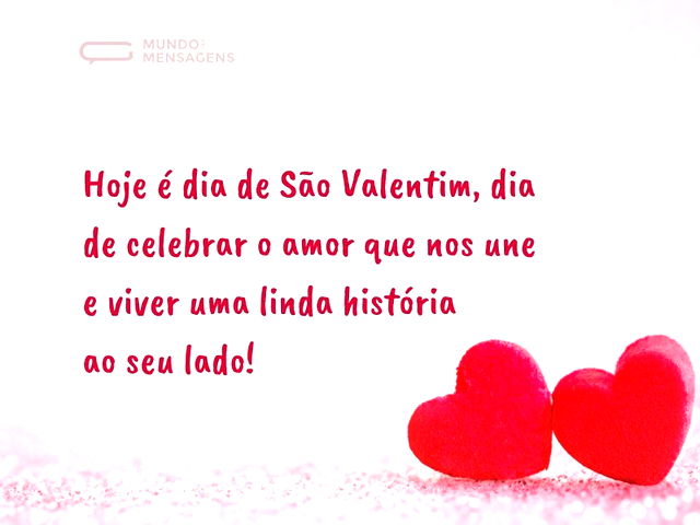 Dia de celebrar o amor