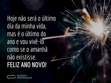 Como viver o último dia do ano