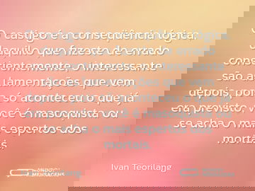 Frases De Castigo Mundo Das Mensagens