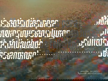 Sete Dias de Felicidade