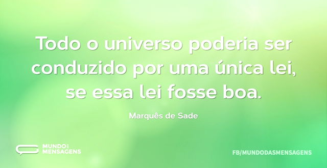 Todo o universo poderia ser conduzido po...