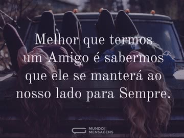 Amigos hoje e para sempre