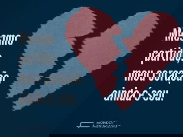 Mesmo que esteja partido