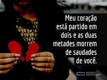 Meu coração partido em dois