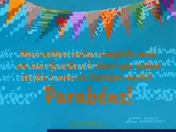 Muita festa para meu melhor amigo