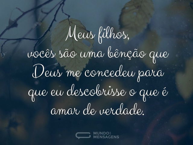 Filhos, uma valiosa dádiva de Deus