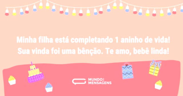 Aniversário de 1 aninho da minha filha 