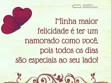Todos os dias são especiais com você