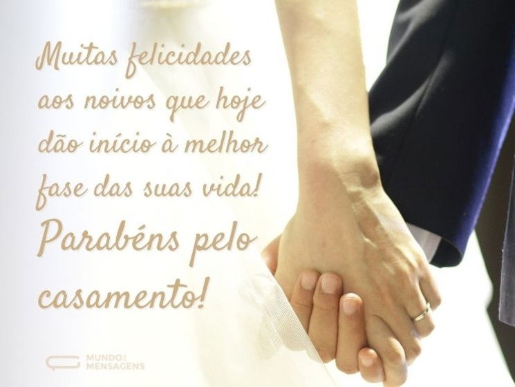Que este casamento seja a melhor fase da vida