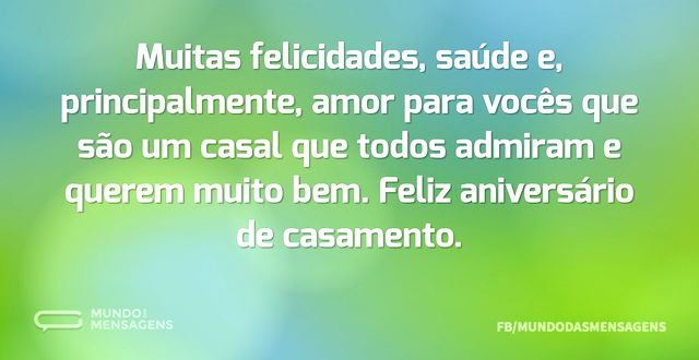 Muitas felicidades, saúde e, principalme...