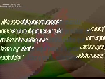 Sempre vou ajudar você, sobrinha