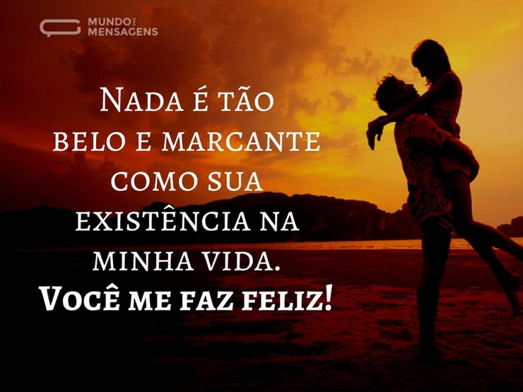 Você me Faz Muito Feliz - Mundo das Mensagens