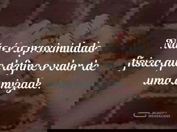 Todas as amizades podem ser valiosas