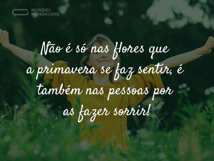 Sorrisos de primavera