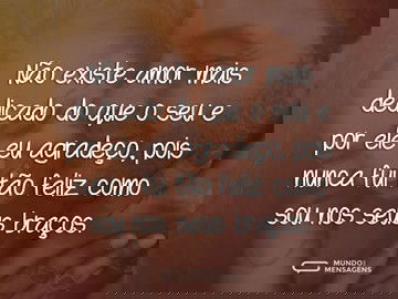 Quero agradecer pelo seu amor