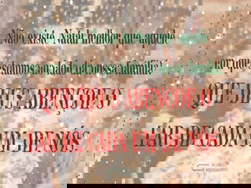 Que Deus abençoe o Natal da nossa família