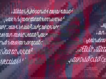 Reunindo o que é importante no Natal