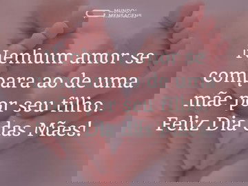 O incomparável amor de uma mãe