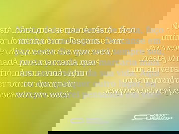 Estou pensando em você