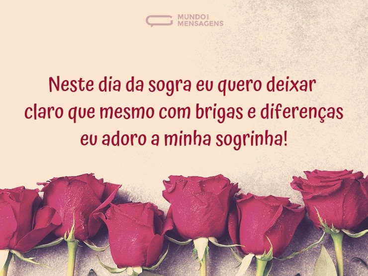 Eu adoro a minha sogra - Mundo das Mensagens