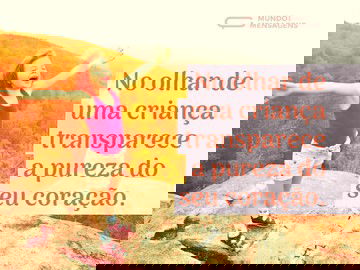 Pureza no coração de uma criança