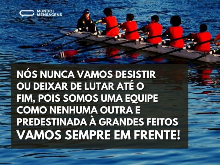 Sempre em frente, equipe