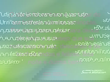 Boa noite e durma bem