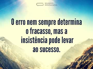 A Superação da Insistência