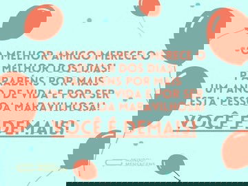 O melhor dia para o melhor amigo