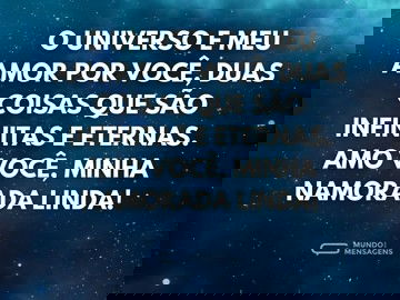 Um amor do tamanho do universo