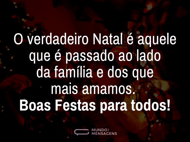 O Natal Verdadeiro