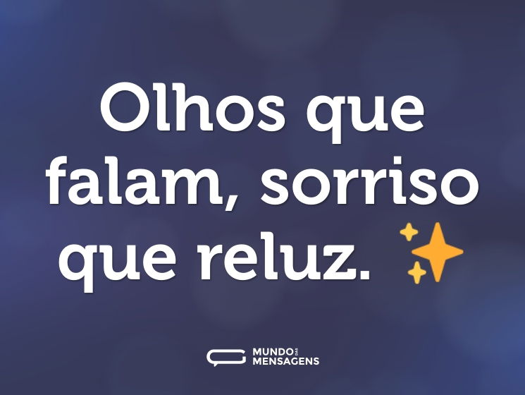 Olhos que falam, sorriso que reluz. ✨