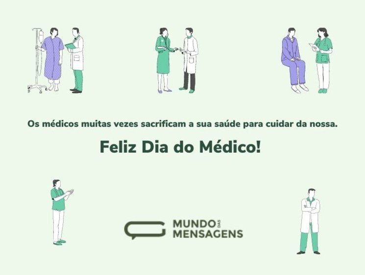 Os médicos muitas vezes sacrificam a sua saúde para cuidar da nossa. Feliz Dia do Médico!