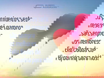 Os primeiros sete meses são os melhores